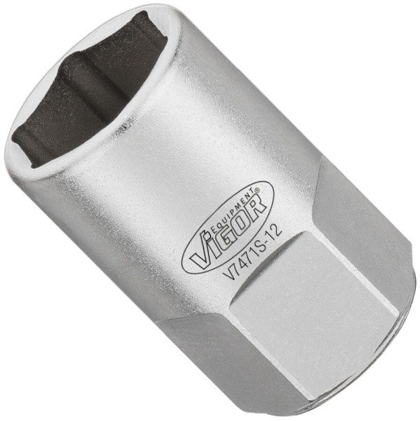 VIGOR Steckschlüssel, kurz, 12 mm, V7471S-12, 4047728074773