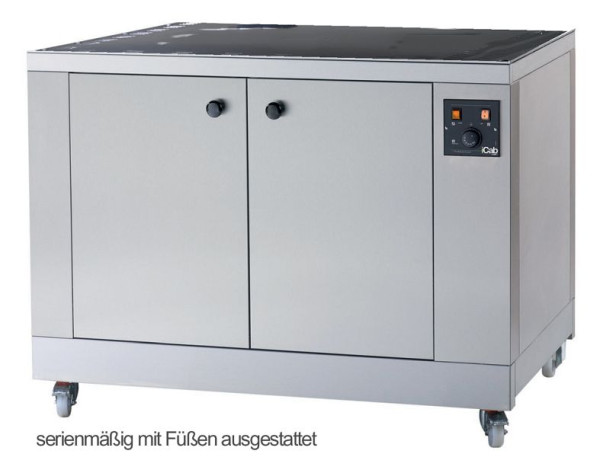 MORETTI Gärschrank für serieP P120E B, für 1 oder 2 Backkammern, mit 6 Paar Backblechtragschienen (max. 10 Paar möglich), mit Rädern, 493400419290