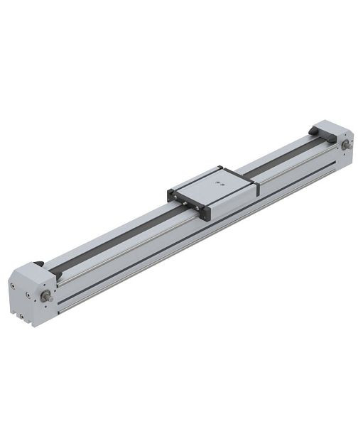 isel Zahnriemenvorschub LEZ 3, L2098 mm, Vorschub 70 mm/U, ohne Motor mit Endschalter und Wellenschlitten WS3, 232007 0210