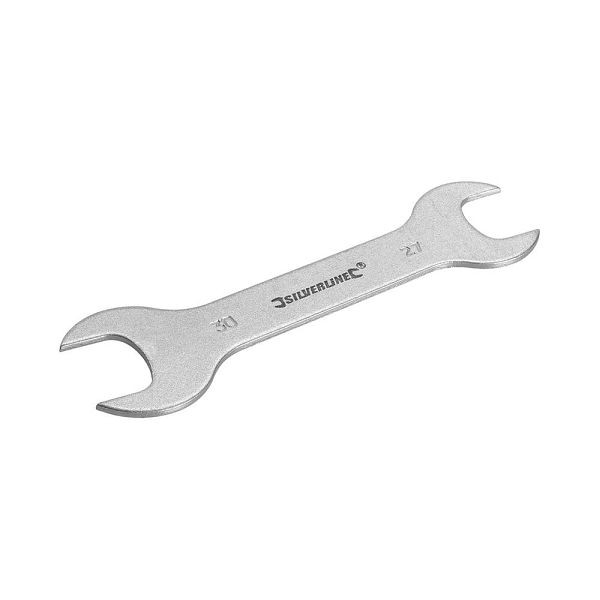 Silverline Doppelendiger Gasflaschenschlüssel, 27 u. 30 mm, 753123