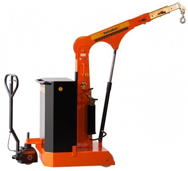 Hydrobull Industriekran mit Gegengewicht mit 500kg Tragkraft, mit Füllung 1000 kg, HB500GKFaPofüllung