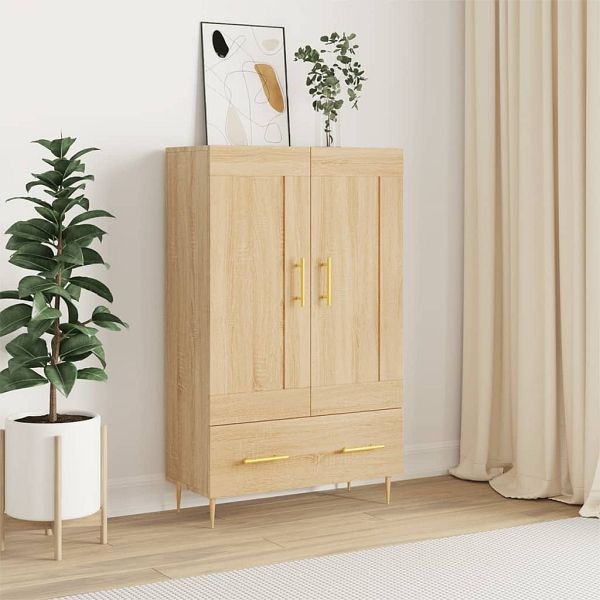 vidaXL Highboard Sonoma-Eiche 69,5x31x115 cm Holzwerkstoff, 830311