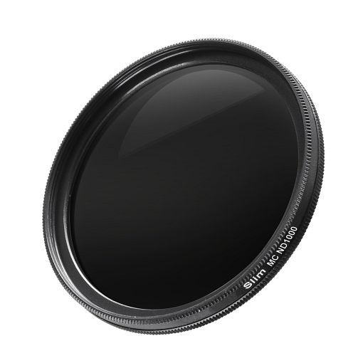 Walimex pro Graufilter ND1000 slim MC 82mm, Graufilter aus mehrfach vergütetem Glas, Verlängerung der Belichtungszeit um Faktor 1000, 1019994