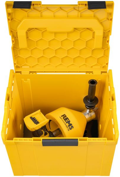 REMS Mini-Cobra S 22V VE Set\P L-Boxx H, Akku-Rohrreinigungsgerät mit Schnellumschaltung, 170029 R22