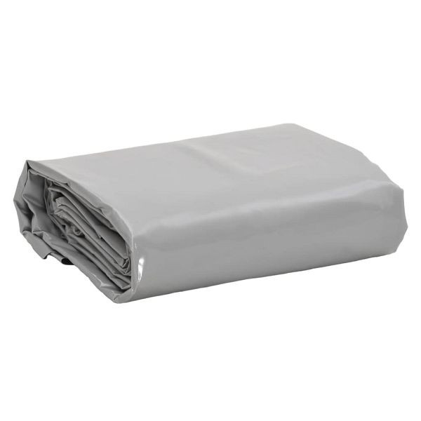vidaXL Abdeckplane Grau 4x4 m 650 g/m², Top-Qualität, 156112