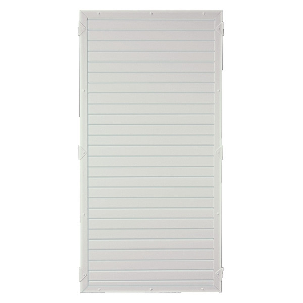 T&J LIGHTLINE KS-Zaunelement, 90 x 180 cm, Füllung weiß / Rahmen weiß, 46286