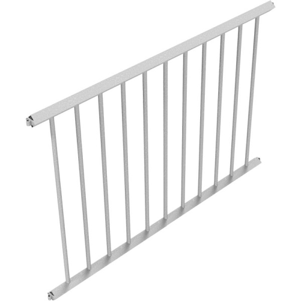 Stein HGS Schutzzaungitter, Zaunfeld ohne Farbe, Vierkant 40x40mm, Länge 1500mm/Höhe 950mm, 418.15