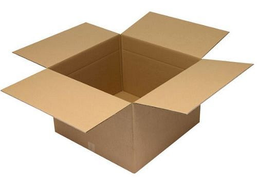 TransPak Wellpapp-Faltkarton 2-wellig, Innenmaß 600 x 600 x 400 mm, Qualität 2.50BC, VE: 10 Stück, 299385