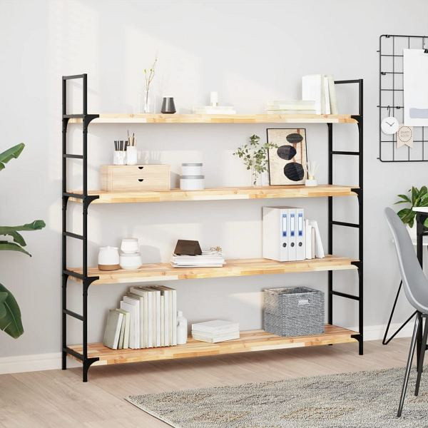 vidaXL Schweberegal 120x30x4 cm Massivholz Akazie Unbehandelt, 3279459