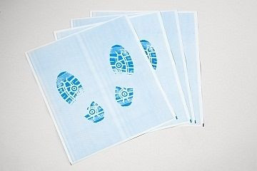 Eichner Einweg-Autoteppichschoner, Material: folienbeschichtetes Papier, VE: 500 Stück, 9219-00670