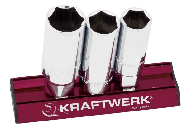 Kraftwerk Zündkerzen-Steckschlüssel-Satz MAGALU 3/8", 3-tlg, 201998