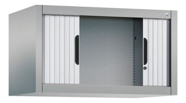 C+P Rollladenschrank Omnispace, H450xB800xT420mm, Farbe: Weißaluminium, Griffmulde, 3261-00 S10026
