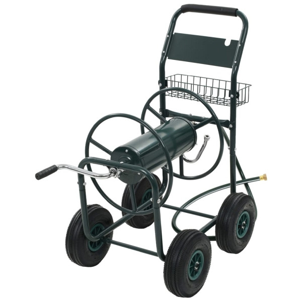 vidaXL Gartenschlauchwagen mit 1/2" Schlauchanschluss 75 m Stahl, 143777