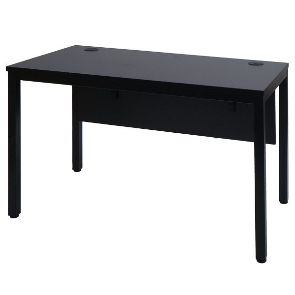 Mendler Schreibtisch HWC-E94, Bürotisch Computertisch 120x60cm, schwarz, 75789