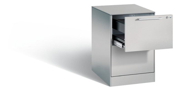 C+P Hängeregistraturschrank Asisto, H710xB440xT600mm, Farbe: Weißaluminium, Bügelgriff, 146275-211 S10026