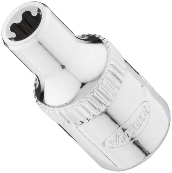 VIGOR Steckschlüsseleinsatz, 1/4″, EPR Profil, SW E5+, V7920-EPR5