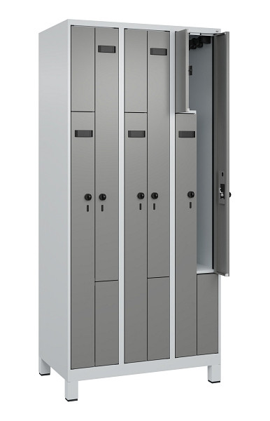 C+P Z-Spind Evolo PLUS, Füße, 6 Fächer, 1950x900x500mm, 7035/0004, 049013-306 S10014