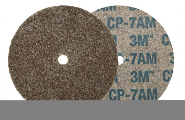 3M Scotch-Brite Roloc Cut and Polish Kompaktscheibe CP-UR, 75 mm x 6 mm x 10 mm, 5A FIN, VE: 40 Scheiben, 7000078001