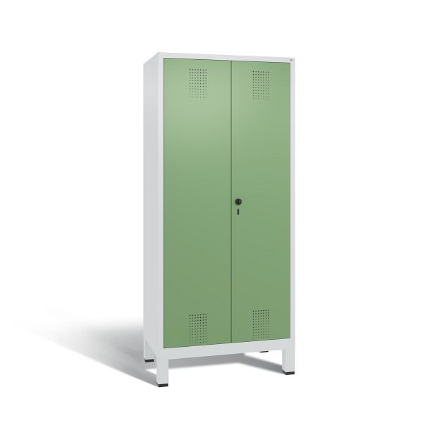 C+P Spind Evolo, 2 Abteile, H1850xB810xT500 mm, Grau/Resedagrün, 48060-22 S10036