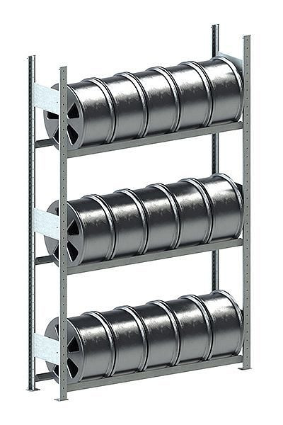 Meta S3 CLIP Felgenregal GR 2000x1300x300 mm, verzinkt, 20096643