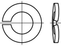 Produktbild von Federringe DIN 128 A 4 A 12 VE=K (100 Stück) Federringe DIN 128 A 4 A 12 VE=K (100 Stück)