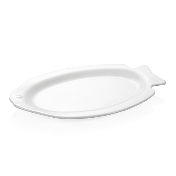 WAS Fischteller, 37 x 25 cm, Porzellan, VE: 6 Stück, 4907370, 4044925022644