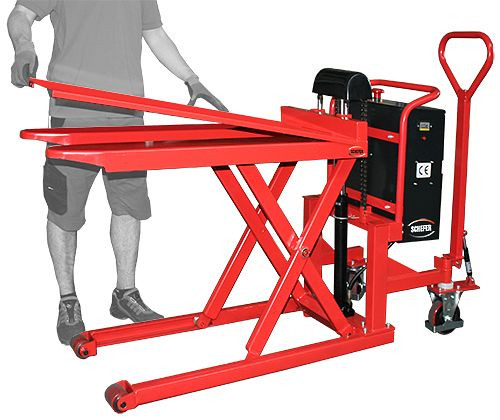 Schefer Elektrischer Plattformwagen PHE Premium mit Plattform, 1102055PHE10PL