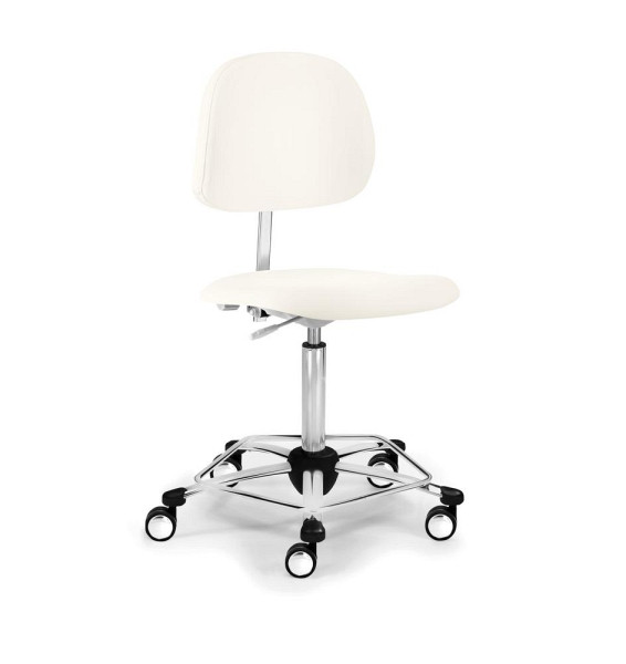 Deskin Drehstuhl MED HIGH, Weiß, 640 x 640 x 800 mm, 346755