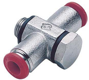 timmer B-TSH-5-1/8-MSv, T-Schwenkverschraubung - zylindrisch, 1-fach mit Hohlschraube, Schlauch-Ø: 5 mm, Gewinde: 1/8", VE: 10 Stück, 03677035
