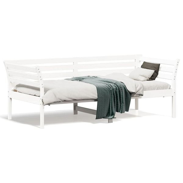 vidaXL Tagesbett Weiß 75x190 cm Massivholz Kiefer, 842883