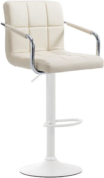 CLP Barhocker Lucy V2 weiß, creme, 315658, 4251756431860