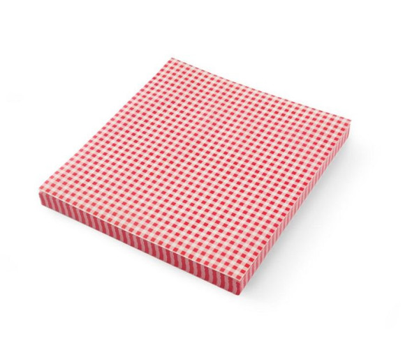 Hendi Einschlagpapier fettdicht, Karomster 200x250 mm, VE: 500 Stück, 678244