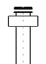 Benkiser Ablaufgarnitur komplett für 687-688, mit Spülrohr 180 mm lang, 0645818