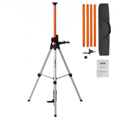 VEVOR Universal Stativ Baustativ für Laser und Nivelliergeräte Alu 1040-3400mm, QZSJJTJYZGS0NVYUIV0