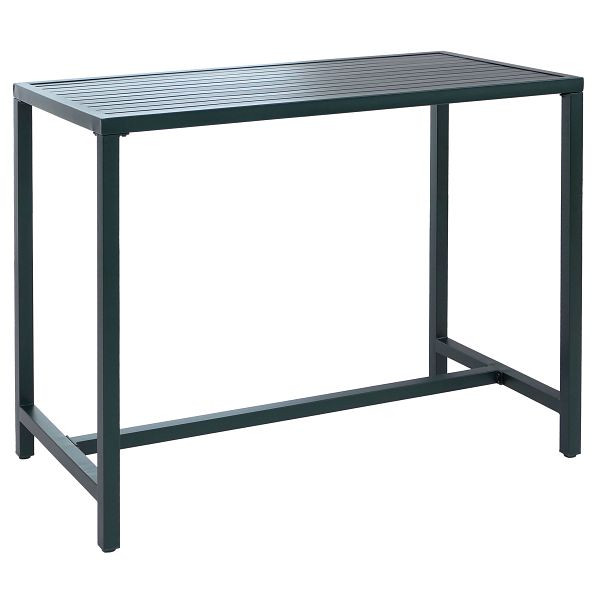 Mendler Stehtisch HWC-P91, Gartentisch Bartisch Tisch, Outdoor Metall 105x130x65cm, grün, 120297