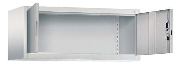 C+P Aufsatzschrank Acurado, H500xB1200xT500mm, Farbe: Lichtgrau / Weißaluminium, Muldengriff, 9484-000 S10185