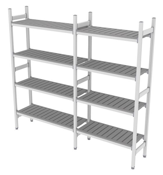 NordCap Regalsystem Z 230-110 / 234-114, 1075 / 850 x 375 x 1850 mm, 528901016