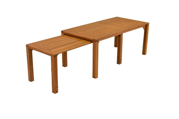 Merxx Flex Ausziehtisch, 185 / 370 x 90 x 73 cm, FSC Akazienholz, 23133-011