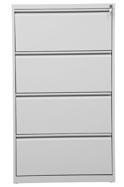Gürkan Hängeregistraturschrank, 62 x 76 x 132 cm, Lichtgrau, FGC/D.4.(76), 100322