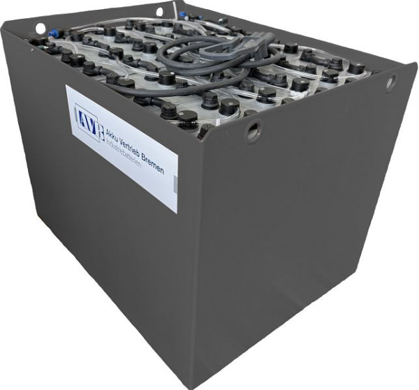 AVB Antriebsbatterie 48V 5 EPzS 625 im Stahltrog DIN-A, inkl. Aquamatik, schwarz, 4010110580-SW