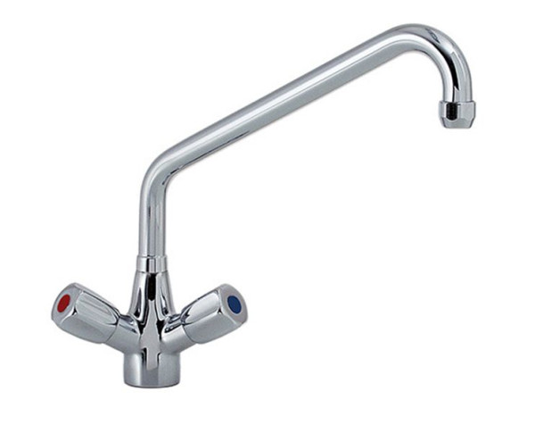 KBS Knebel-Mischbatterie mit Schwenkhahn 1/2 Zoll Wasseranschluß, 20911018