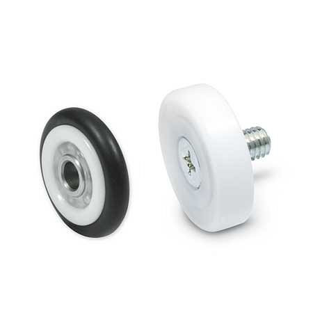 Ganter Laufrollen, Stahl / Kunststoff (GN 753-22-M6-ZL-2), VE: 50 Stück, 753-22-M6-ZL-2
