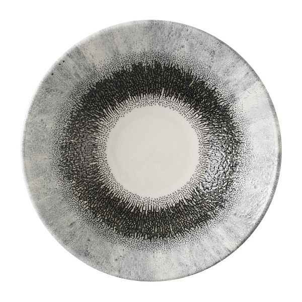 Churchill Studio Prints Fusion Schwarze tiefe Coupe-Schüsseln, 203 mm, (6 Stück), HX134
