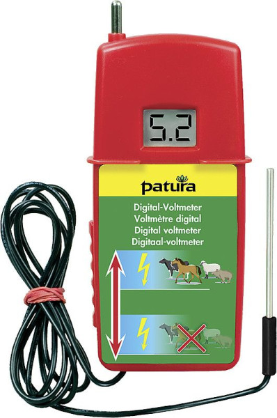 Patura Digital-Voltmeter mit zuschaltbarem Belastungswiderstand, 150302