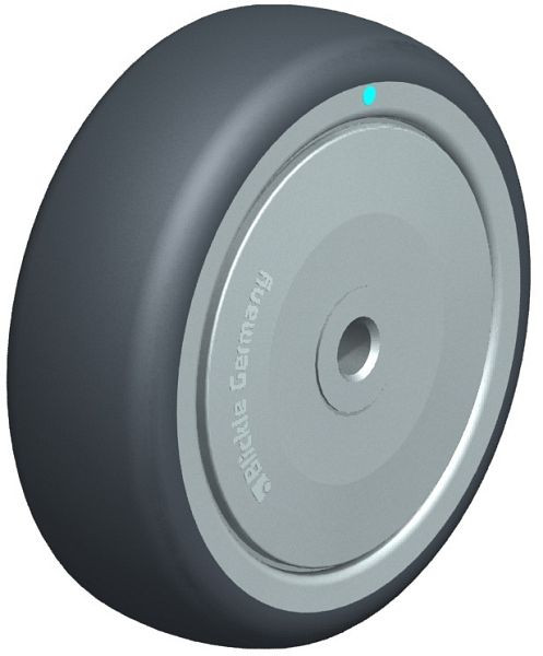 Blickle TPA 101/8KD-FK Rad aus Thermoplastisches Gummi-Elastomer, Grau, 613331