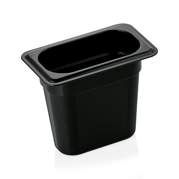 WAS GN 95 GN Behälter 1/9-150 mm, schwarz, Polycarbonat, 9519150