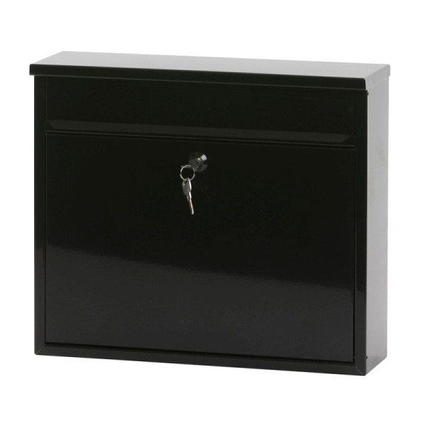 STEIN HGS Wandbriefkasten Granadan, schwarz, 83703.0006