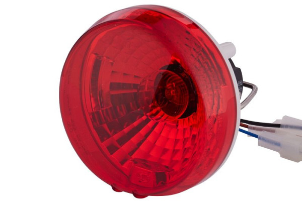 HELLA Heckleuchte - Glühlampe - 24V - Einbau/geschraubt - Lichtscheibenfarbe: rot - Kabel: 100mm - Stecker: Flachstecker - rechts/links, 2SB 965 039-131