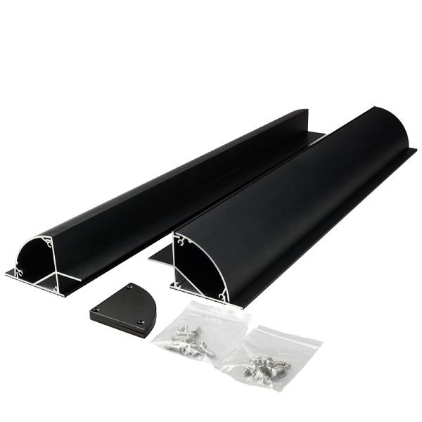 WATTSTUNDE Solarmodul Halterung HSA+ 55/S ALU schwarz, 201-1102