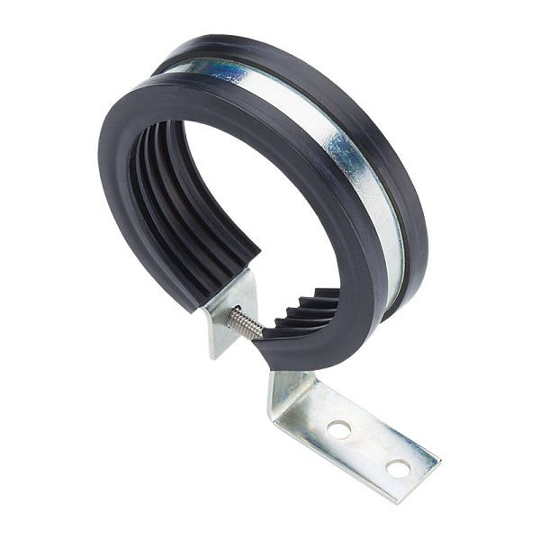ELSPRO Montageschelle für Rohr Ø 60 mm mit Befestigungswinkel 45 mm, SEF0022